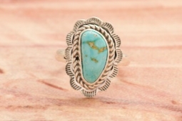 Genuine Sonoran Turquoise Sterling Silver Ring